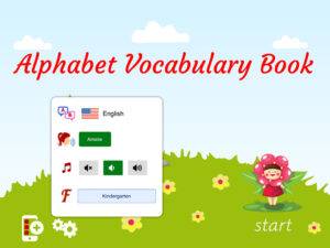 Alphabets Vocabulary book for Kids