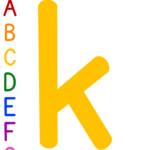 ABC Colorido | Flashcards alfabéticas para niños en jardín de infante