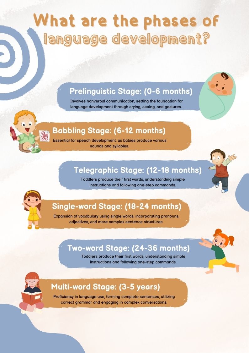 what are the phases of language development