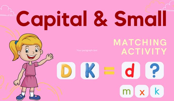 ABC Capital and Small Alphabet Letter Recognition Activities