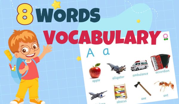 Alphabets Vocabulary Book for Preschool Kids